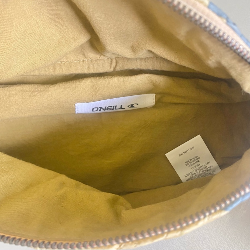 NEW O’Neill woven “Taylor” waist bag -natural/blue - Picture 6 of 8